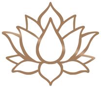 Sienos dekoracija Wallity Lotus Flower 1, 50 cm x 43 cm