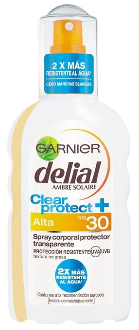 Purškiklis įdegio priežiūrai Garnier Delial Clear Protect+ SPF30, 200 ml