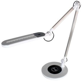 Darba galda gaismeklis CristalRecord Lul 04-880-10-100, LED, 10W, balta krās./sudraba krās./balta krās.