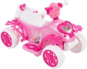 Vaikiškas elektrinis keturratis Huffy Princess 19055W, balta sp./rožinė sp.