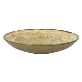 Sügav taldrik prae MPLCo Woodart, Ø 26 cm, pruun v.