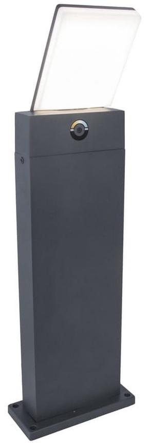 Pastatomas lauko šviestuvas Lutec Pano, 17.5W, LED, IP54, tamsiai pilka sp., 9 cm x 63.5 cm