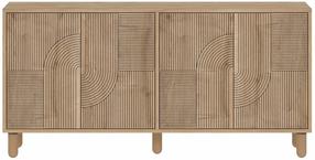 Konsolinis staliukas Kalune Design Desso, ąžuolo medienos imitacija sp., 36 cm x 150 cm x 73 cm