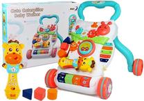 Vaikiškas stumdukas - vaikštynė Lean Toys Caterpillar, įvairių spalvų