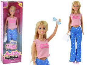 Lėlė su priedais Lean Toys Anlily Fashion Style, 30 cm, įvairių spalvų
