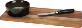 Serveerimiskomplekt Excellent Houseware 95189, 30 cm x 1.2 cm, 12 cm, 3 tk, Pruun v./Roheline v.