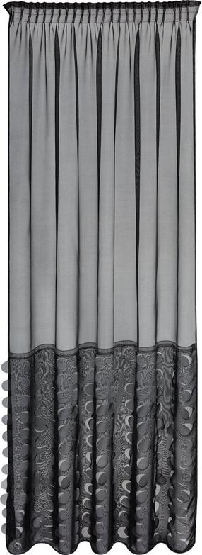 Дневной занавес Dani 2, черный цв., 140 см x 270 см