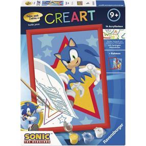 Картина по номерам Ravensburger CreArt Sonic, многоцветный