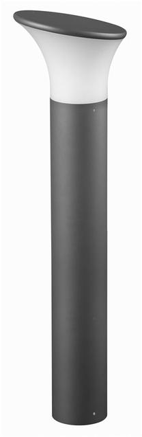 Pastatomas lauko šviestuvas HR GL114071, 40W, E27, IP44, pilka sp., 17.5 cm x 80 cm