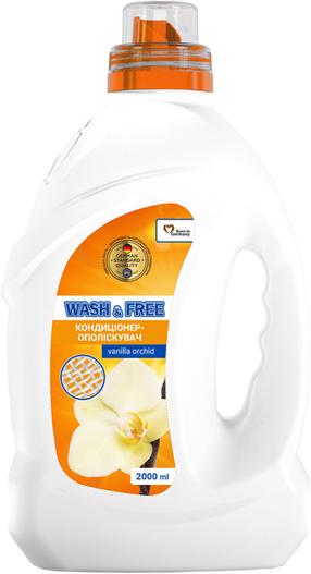 Veļas mīkstinātājs WASH&FREE, šķidrums, 2 l
