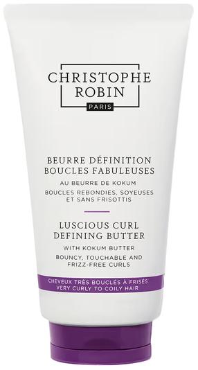 Matu krēms, sviests lokainu matu ieveidošanai Christophe Robin Luscious Curl, 150 ml