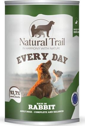 Šlapias šunų maistas Natural Trail Every Day Rich In Rabbit, 0.4 kg