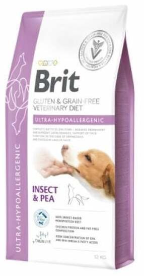 Sausas šunų maistas Brit Ultra-Hypoallergenic, vabzdžiai, 2 kg