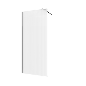 Dušas siena Invena Trend, 80 cm x 200 cm, caurspīdīga krās./ar rakstu