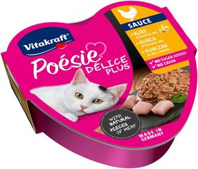 Влажный корм для кошек Vitakraft Poesie Delice Plus, курица, 0.085 кг