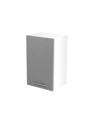 Pakabinama virtuvės spintelė Vento, balta/pilka, 45 cm x 30 cm x 72 cm