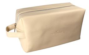 Kosmētikas soma Top Choice Leather 96983, 22.5 cm x 14 cm, brūna krās.