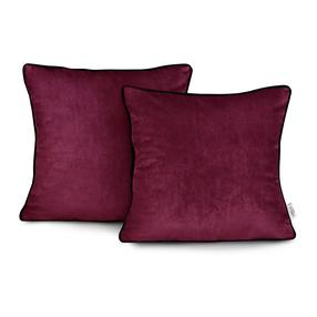 Pagalvės užvalkalas Restilo Velvet, raudona sp., 45 cm x 45 cm, 2 vnt.