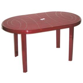 Lauko stalas Jantar, raudona sp., 138 cm x 80 cm x 70 cm