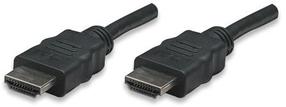 Laidas Manhattan HDMI male, HDMI male, 10 m, juoda sp.