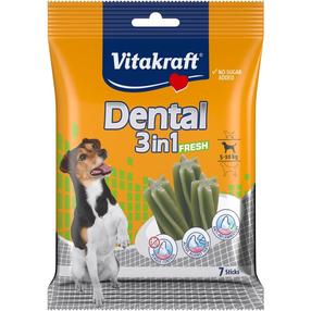 Skanėstas šunims Vitakraft Dental 3in1, 0.120 kg, 10 vnt.