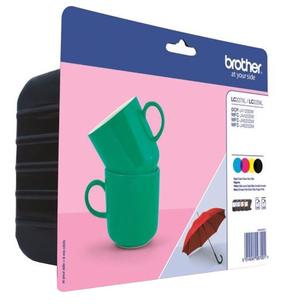 Tintes printera kasetne Brother LC227XLVALBP, zila krās./melna krās./dzeltena krās.