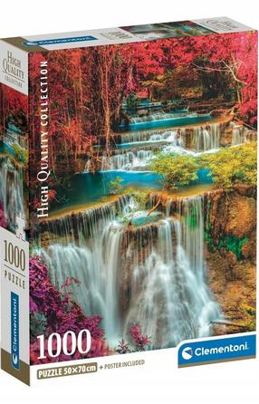 Dėlionė Clementoni Colourful Thai Falls 39984, 70 cm x 50 cm, 1000 vnt., įvairių spalvų