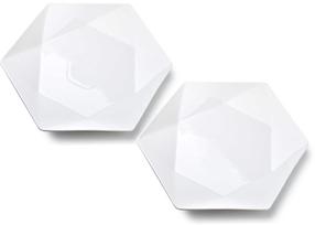 Šķīvis servēšanas Mondex Ralph, 32.5 cm x 28.5 cm x 3 cm, balta krās.