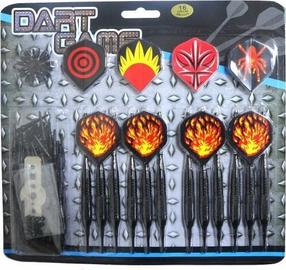 Noolemängu tarvikud, komplekt Master Arrows, mitmevärviline, 12 tk