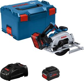 Ripzāģis Bosch GKS 18V-57-2 2x5.5Ah ProC GAL 1880CV, 18 V, ar lineālu