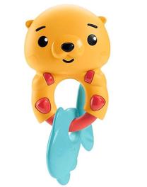 Kramtukas, ūdra Mattel Fisher Price Teething Timer, mėlyna sp./ruda sp.