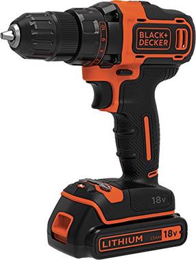 Urbis ar bateriju Black & Decker BDCDD186K, 18 V, 1.5 Ah