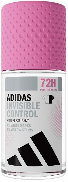 Dezodorants sievietēm Adidas Invisible Control Anti-Perspirant 72H, 50 ml