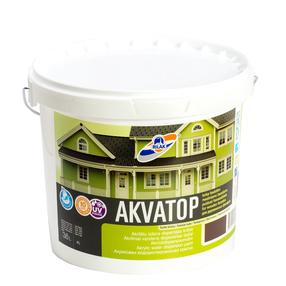 Краски для деревянных фасадов Rilak Akvatop, темно-коричневый цв., 3.6 л