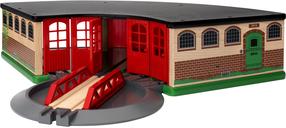 Комплект Brio World Grand Roundhouse 33736, многоцветный