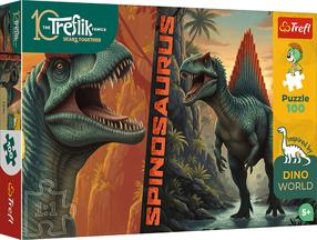 Пазл Trefl Inspired By Dino World Spinosaurus 16582, 27.5 см x 41 см, 100 шт., многоцветный