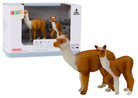 Figūriņu komplekts, lama Lean Toys Model Series, 2 gab., brūna krās.