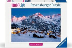 Dėlionė Ravensburger Murren Bernese Oberland, 50 cm x 70 cm, 1000 vnt., įvairių spalvų