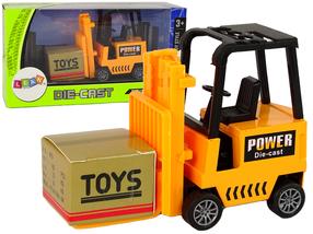 Mängutraktor Lean Toys Die-Cast 13312, must v./kollane v.