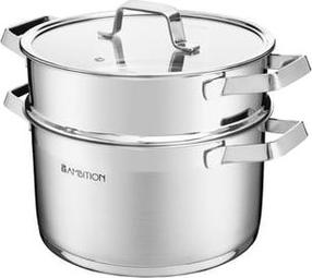 Kастрюля Ambition Kitchen Pro, Ø20 см, 3 л, серебристый цв.