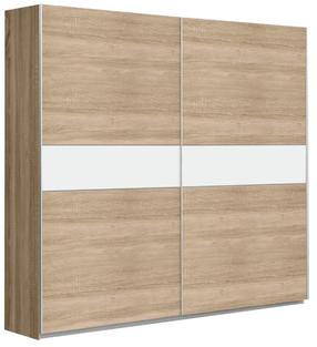 Skapis Forte Winner Plus WNPS323E1-Q45, balts krās./sonoma ozola krās., 61.2 cm x 200.1 cm x 209.7 cm