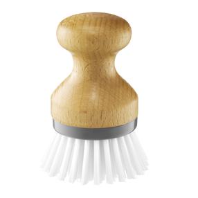 Nõudepesuhari Jotta Scandic, 10 cm, pruun v./hall v., plastik/puit
