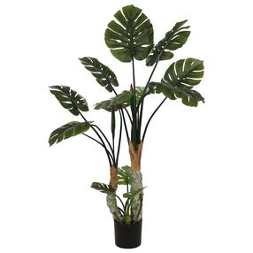 Dirbtinis augalas vazone, monstera, žalia sp., 160 cm