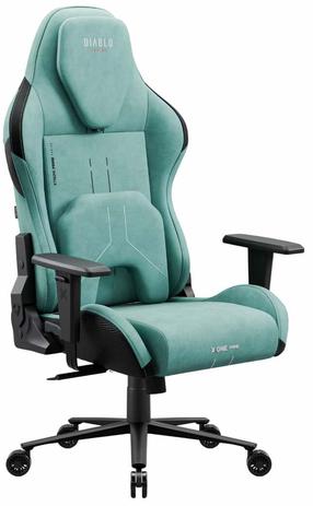Игровой стул Diablo Chairs X.One Prime Normal Size, 52 x 68 x 122 - 132 см, mystic mint цв.