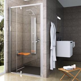 Двери для душа Ravak Pivot PDOP2-110, 110 см x 190 см, алюминиевый цв./прозрачный цв./закаленный