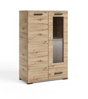 Komoda ADRK Frazio, artisan oak sp., 123.6 cm x 40 cm x 80 cm