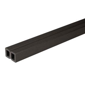 Skersinė sija Bergdeck BDL000, medienos plastiko kompozitas (wpc), 240 cm x 5 cm x 3 cm, juoda sp.