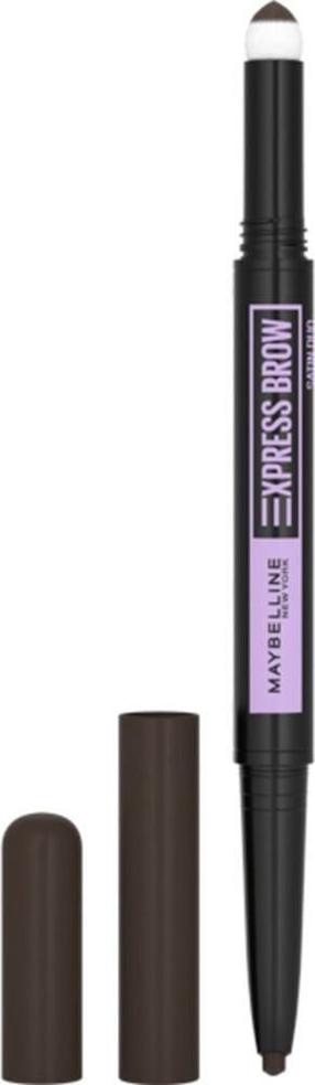 Uzacu zīmulis Maybelline Express Brow Satin Duo, 0.71 g, tumši brūna krās. 005