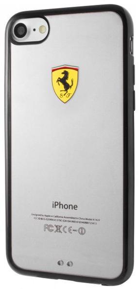 Telefona vāciņš Ferrari, caurspīdīga krās., Apple