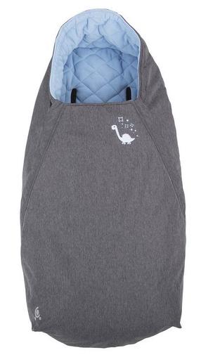 Ziemas guļammaiss zīdainim CuddleCo Comfi Extreme Sinosaur Fun, zila krās./pelēka krās., 90 cm x 50 cm